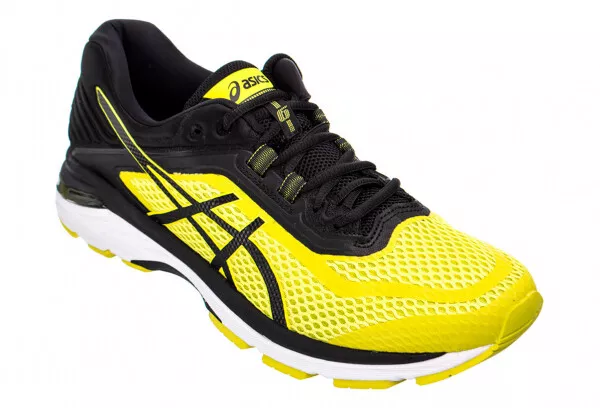 Chaussures De Course Running Asics Gel Gt 2000 V6 M Jaune  Référence : T805N-899