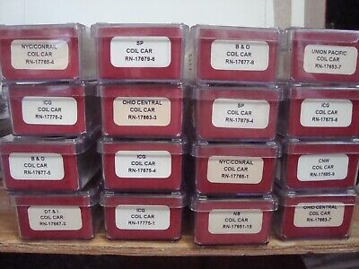N Scale Red Caboose Coil cars Part 2 - many more available - Take a look! NEW!!