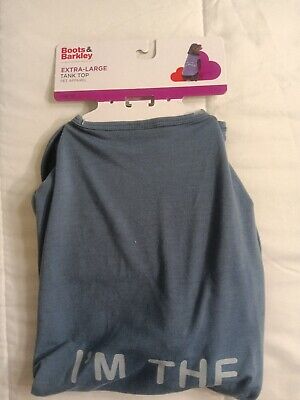 Boots and Barkley Extra Large Tank Top Pet Apparel Dog #A55