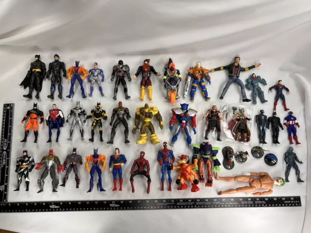 1990s Marvel DC Action Figure Lot. See Description.