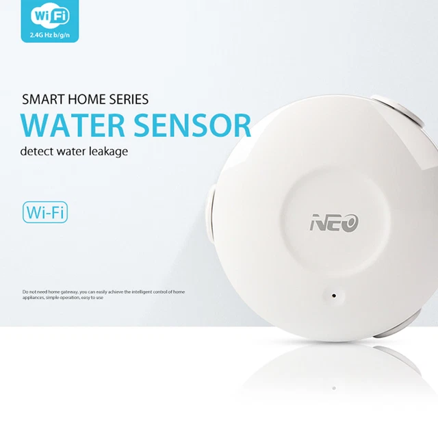 SMART WIFI WATER Sensor, Flood and Leak Detector No Expensive Hub