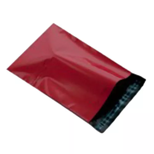 500 Red 12" x 16" Mailing Postage Postal Mail Bags