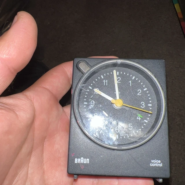 BRAUN VOICE CONTROL Alarm Clock Type 4745 / AB 40 vsl £9.99