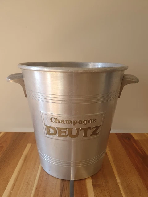Rare Seau à Champagne Ancien LAURENTI PÈRE ET FILS - Les Riceys - Métal Argenté