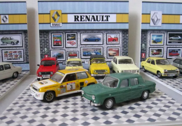 Classic Car Club RENAULT Diorama 1/43.jrdioramas..