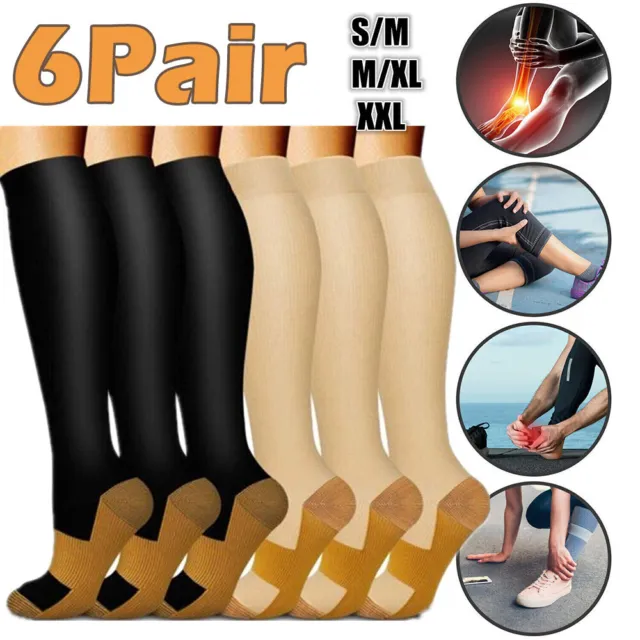 3 Pairs Vital Socks - Compression and Circulation Compresión Medias Varices