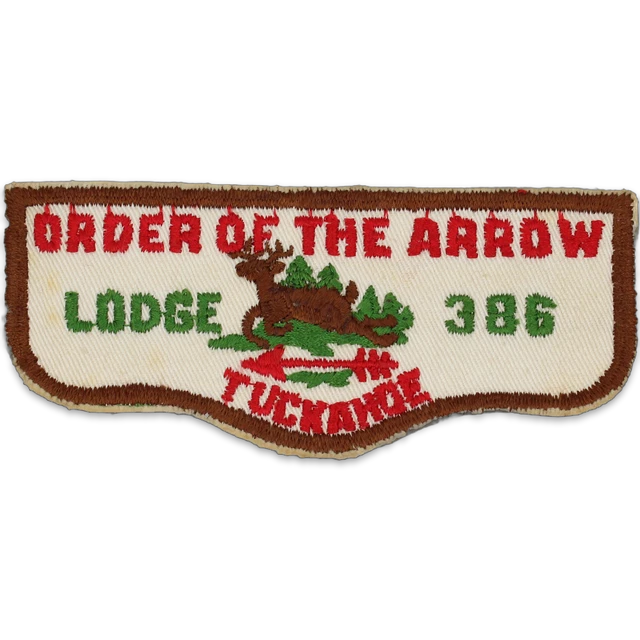 F1b Tuckahoe Lodge 386 Flap York Adams Area Council Patch Boy Scouts BSA OA PA