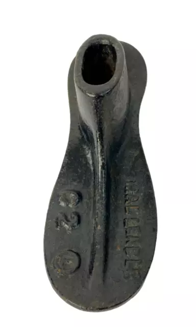 Antique/Vintage Cast Iron Cobbler Mold Shoe Mold Black Child Size C2 Malleable