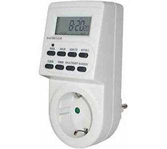 10x sedia da ardere timer settimanale digitale DZ 20, weiá