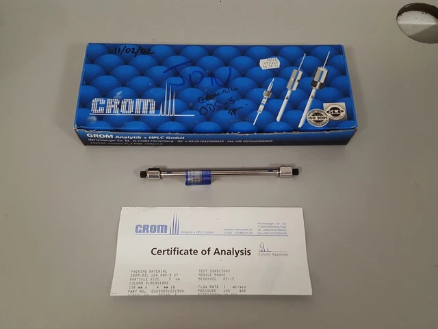 GROM GROM-SIL120 ODS-5 ST 5um HPLC Column Chromatography Lab