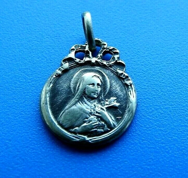 11640-jolie-ancienne-m-daille-religieuse-sainte-th-r-se-rosarum