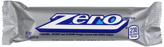 ZERO White Fudge Candy Bar (Pack of 24)