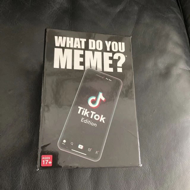 TIKTOK EDITION CARD Game by What Do You Meme? 53.96 PicClick CA