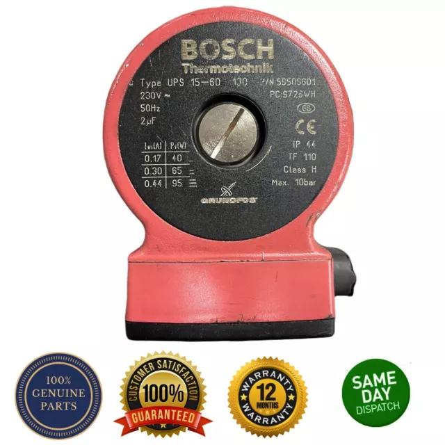 Circulating Pump Bosch Thermotechnik Boiler UPS 15-60 130 59506601