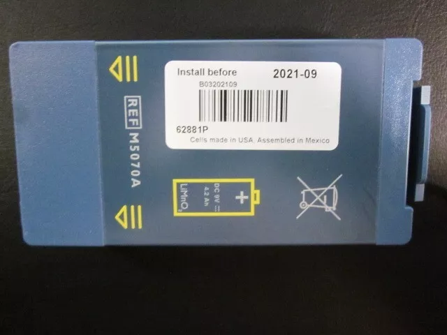 Philips M5070A HeartStart OnSite AED  Battery Exp 09/2021 EXPIRED