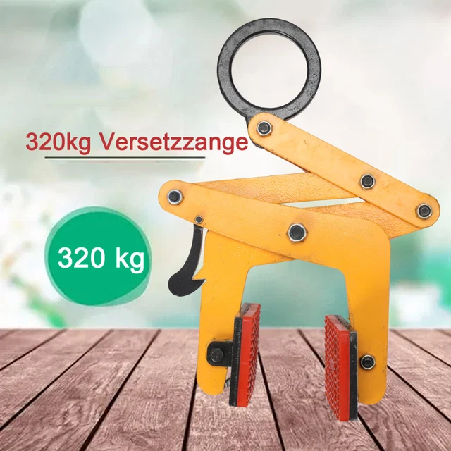 Versetzzange Steinträger Bordsteinzange Hebezange Bordsteinträger Heber 320KG