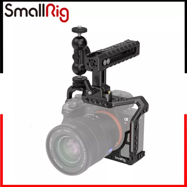 SmallRig Camera Cage Kit with Ball Head/Nato Handle for Sony A7RIII/A7III 2103B