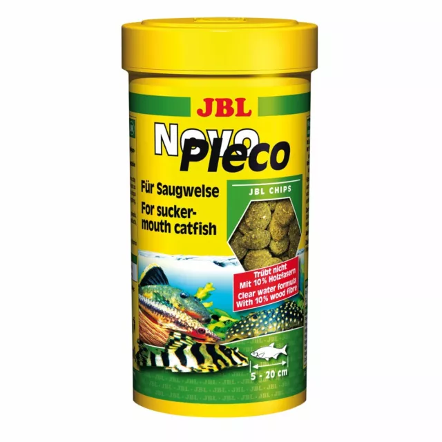 JBL Novopleco 1000ml - Poisson-Chat'Algues Spiruline Silures Nourriture Aquarium