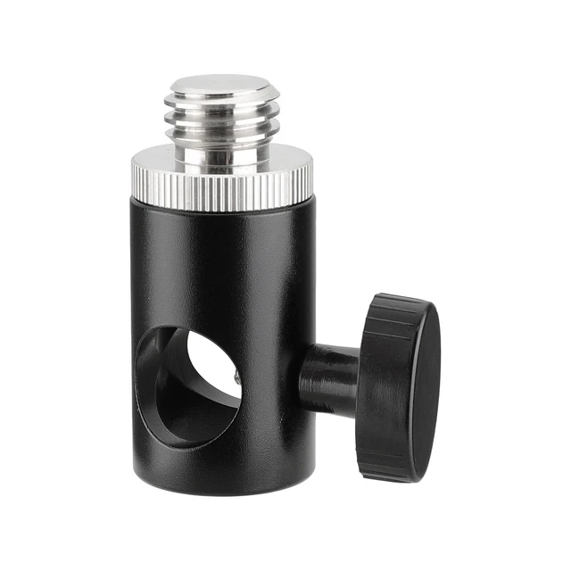 Cabezal de soporte de luz CAMVATE 16 mm con tornillo de hilo de 5/8""-11 macho a 1/4""-20 hembra