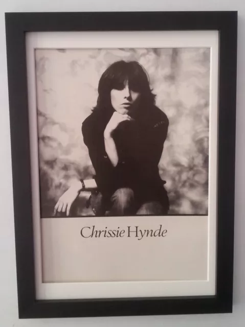 CHRISSIE HYNDE*Pretenders*Flexipop*FRAMED*A4*Magazine*Photo*FAST WORLD SHIP