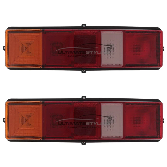 REAR LIGHTS FORD Transit Tipper Tail Lamps Pickup Luton Mk6 1 Pair Left ...