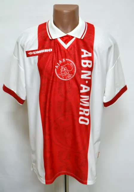 Camiseta De Fútbol Local Ajax Amsterdam 1998/1999 Camiseta Umbro Talla Xl