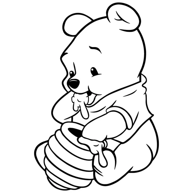 6,7 Zoll BABY POOH * S* Vinyl Aufkleber Aufkleber Auto Fenster Laptop Disney Winnie The Pooh