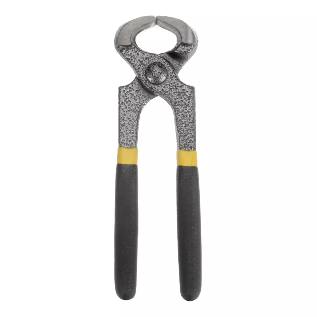 End Cutting Pliers 6" Nail Nippers Puller Plier with Black Yellow Plastic Handle