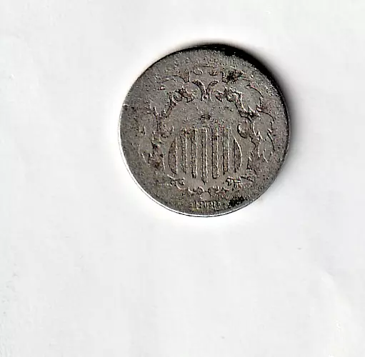 1873 Shield Nickel Complete Date