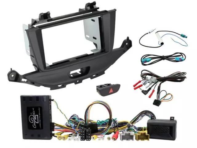 Mascherina Kit intero autoradio monitor Doppio 2 DIN Astra K 2016 Vauxhall Opel