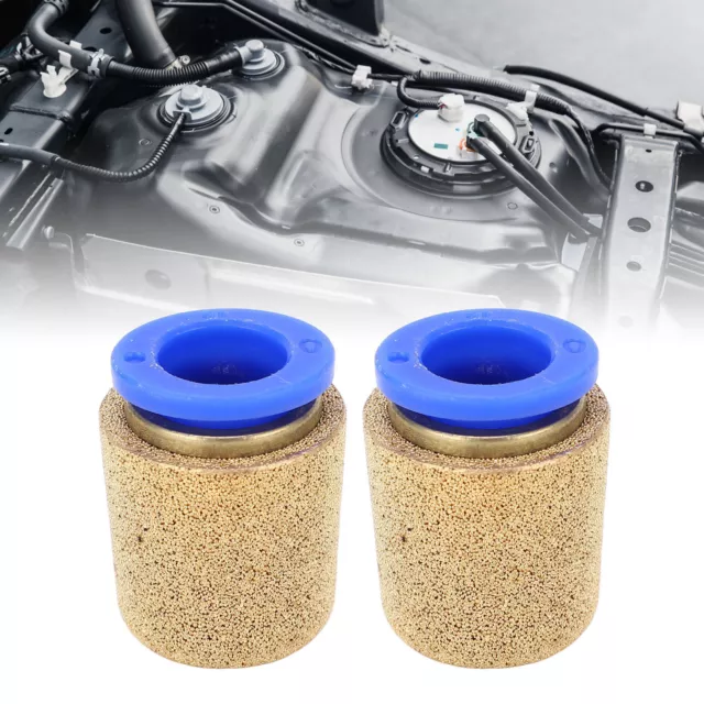 2x Pneumatic Exhaust Muffler Pipe Connection Noise Filter Brass Silencer For Cy✈