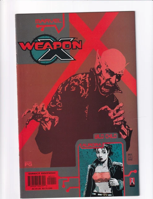 Weapon X The Draft Wild Child #1 (Oct 2002 Marvel) [Wolverine, Aurora] Sciver