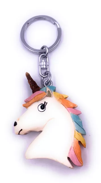 Einhorn Unicorn Fabelwesen Holz Edel Handmade Schlüsselanhänger Anhänger