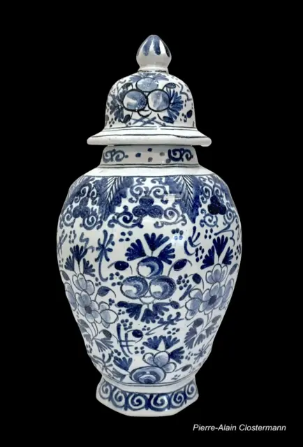 Vase en faïence de Delft, XVIIIe siècle - Parfait état
