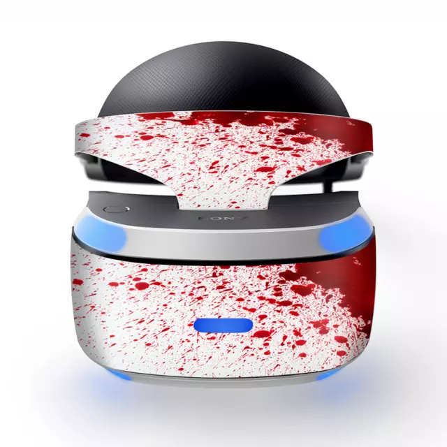 Skin Wrap für Sony Playstation PSVR Headset Blutspritzer Dexter 2