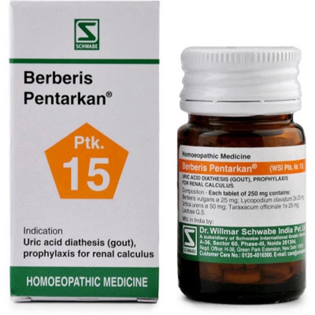 Willmar Schwabe India Berberis Pentarkan 20g (pack of 2)
