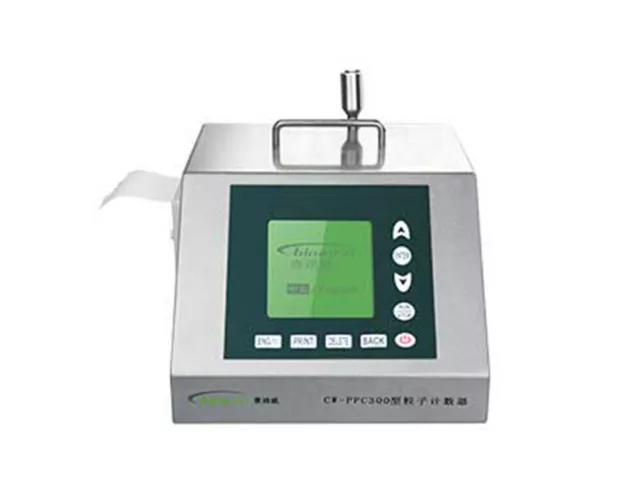 Desktop Laser Dust Particle Counter Instrument Printing Function Data Memory