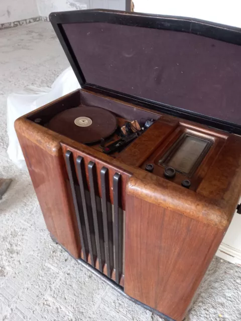 Antica Radio Giradischi Phonola 710 "Ultraconverto" 1938-1939 2