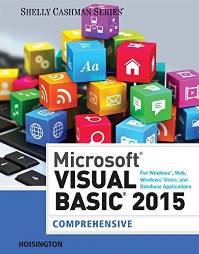 MICROSOFT VISUAL BASIC 2015 FOR WINDOWS, WEB, WINDOWS By Corinne Hoisington *VG*