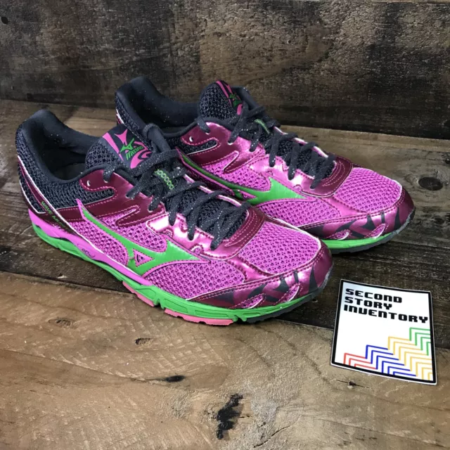 MIZUNO WAVE MUSHA 4 Women s Running Shoes Size 8.5 Purple Pink