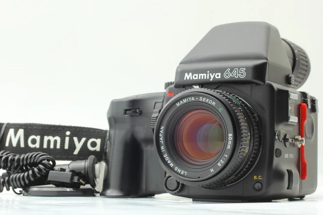 【MINT- w/ GRIP】 Mamiya 645 Pro SV PACK + C 80mm f/2.8 N + AE Finder From JAPAN