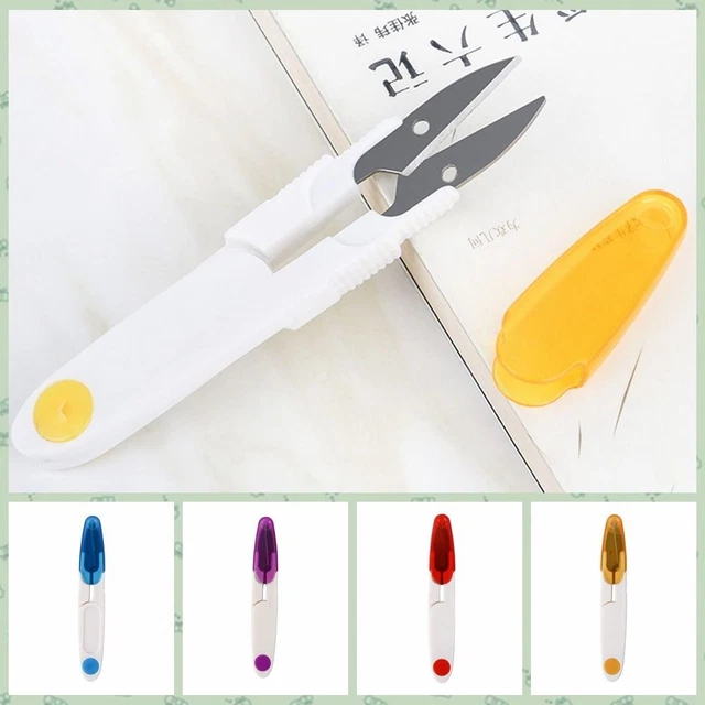 4pcs U Shape Thread Clippers Sharp Yarn Shears Scissors   Household
