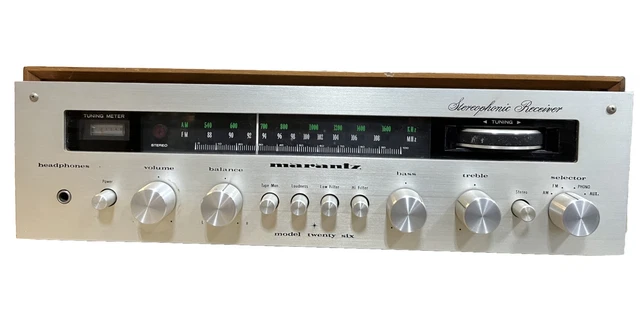 Ampli Tuner HiFi Vintage MARANTZ model 27 twenty seven AM-FM