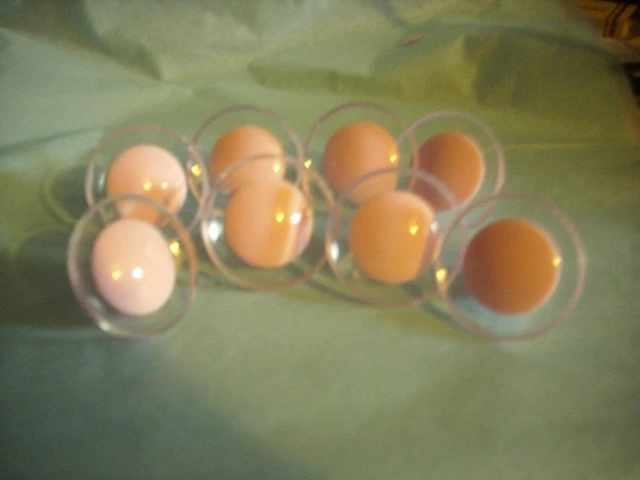 Drawer Pulls Pink Acrylic Set Of 8
