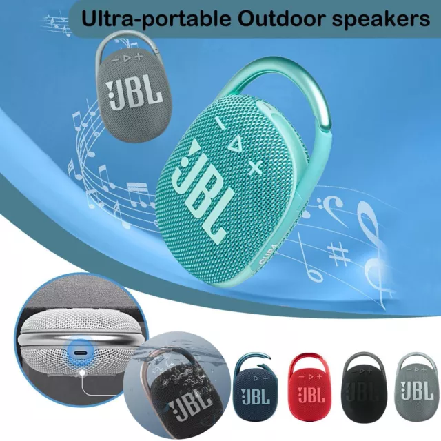 Clip4 Wireless Bluetooth Mini Speakers Portable IP67 Waterproof Outdoor Speaker