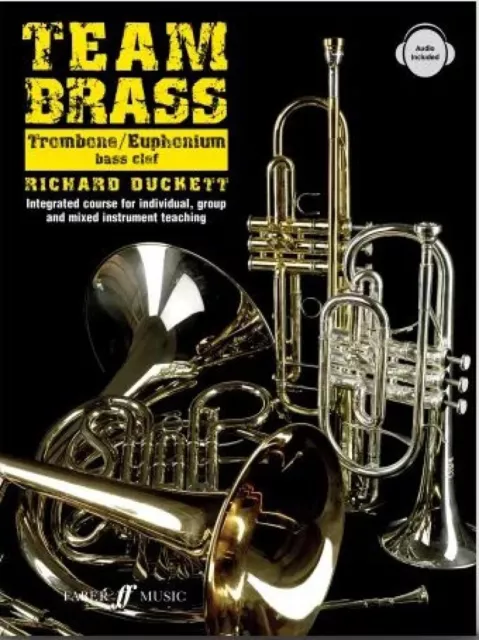 Team Brass Trombone/Euphonium (Book and Online Audio) Bass Clef