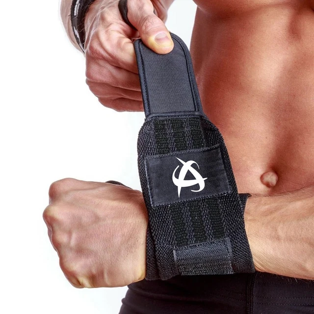 Correas De Levantamiento De Pesas Con Cojín De Neopreno Negro | Envío Gratis