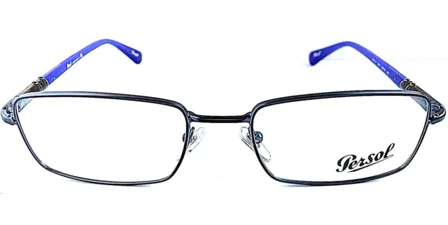 New Persol 2414-V 1057 55mm Gunmetal Rectangular Men's Eyeglasses Frame