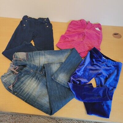 Girls Legging Trouser jeans denim ×4 Bundle Aged 4-5Years NEXT john Lewis M&S