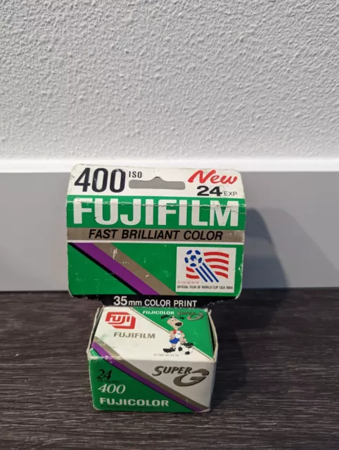 1 FUJI Fujicolor Super G 400 ISO 24 Exp 35mm Color Print Film, Expired 12/94.